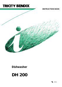 Manual Tricity Bendix DH200W Dishwasher