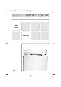 Manual Tricity Bendix TBDW32 Dishwasher