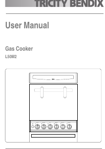 Manual Tricity Bendix L50M2CN Range