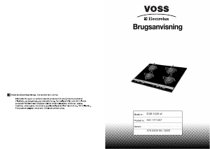 Brugsanvisning Voss-Electrolux DGB1420-AL Kogesektion