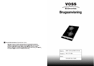 Brugsanvisning Voss-Electrolux DGF1210-AL Kogesektion
