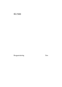 Brugsanvisning Voss-Electrolux IEL7300-HV Ovn