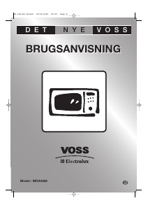 Brugsanvisning Voss-Electrolux MOA4226AL Mikroovn