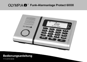 Bedienungsanleitung Olympia Protect 6030 Alarmsystem