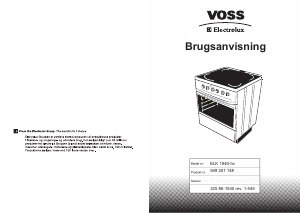 Brugsanvisning Voss-Electrolux ELK1940-HV Komfur