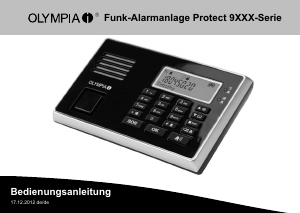 Bedienungsanleitung Olympia Protect 9060 Alarmsystem