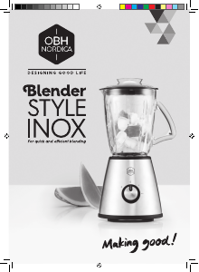Bruksanvisning OBH Nordica 6621 Style Inox Blender