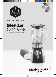 Bruksanvisning OBH Nordica 6632 Q Mixer Blender