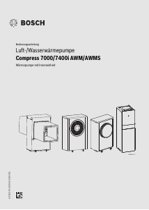 Bedienungsanleitung Bosch CS7000i AW 7 IRM-S Wärmepumpe