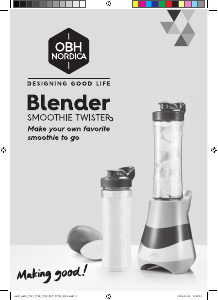 Manual OBH Nordica 7757 Smoothie Twister Blender