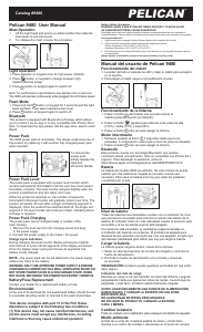 Manual de uso Pelican 9480 Lámpara