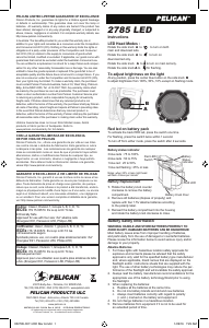 Handleiding Pelican 2785 Zaklamp