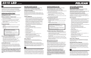 Handleiding Pelican 2315 Zaklamp