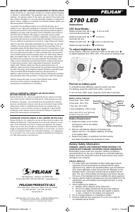 Mode d’emploi Pelican 2780 Lampe de poche