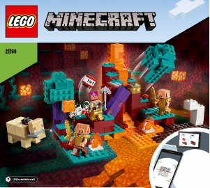 Bruksanvisning Lego set 21168 Minecraft Den vindskjeve skogen