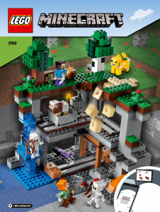Manual Lego set 21169 Minecraft A Primeira Aventura
