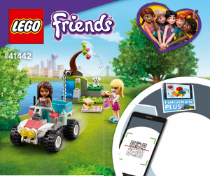 Bruksanvisning Lego set 41442 Friends Veterinärklinikens räddningsbuggy