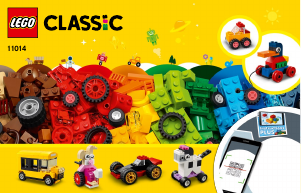 Bruksanvisning Lego set 11014 Classic Klossar och hjul