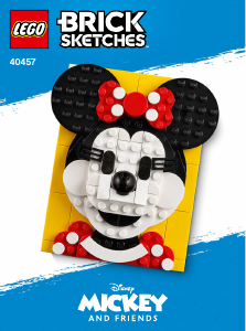 Bruksanvisning Lego set 40457 Brick Sketches Minnie Mouse