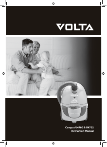 Manual Volta U4700 Campus Vacuum Cleaner
