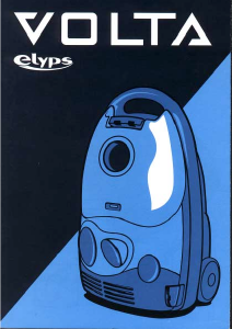 Manual Volta U1111P Elyps Vacuum Cleaner