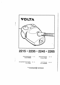 Bruksanvisning Volta U2235 Dammsugare