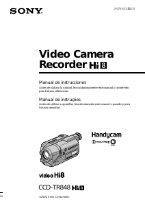 Manual de uso Sony CCD-TR848 Videocámara