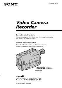 Manual de uso Sony CCD-TRV34 Videocámara