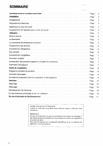 Mode d’emploi Faure FRT224W-1 Réfrigérateur