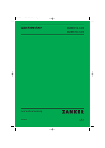 Bedienungsanleitung Zanker SK4540S Trockner