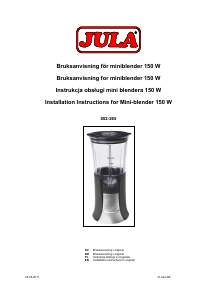 Handleiding Jula 802-265 Blender