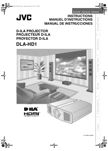 Mode d’emploi JVC DLA-HD1 Projecteur