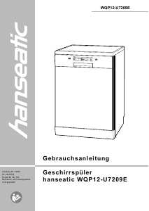 Bedienungsanleitung Hanseatic WQP12-U7209E Geschirrspüler