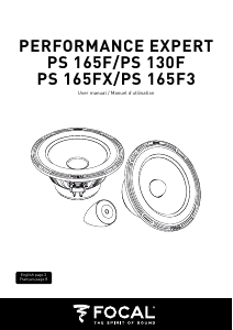 Handleiding Focal Performance Expert PS 130F Autoluidspreker