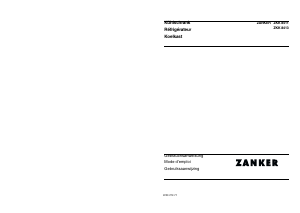 Mode d’emploi Zanker ZKK8411 Réfrigérateur