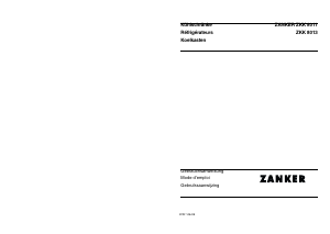 Mode d’emploi Zanker ZKK8013 Réfrigérateur