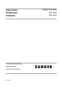 Handleiding Zanker ZKK9408 Koelkast