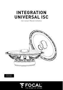 Mode d’emploi Focal Universal ISC 570 Haut-parleur voiture