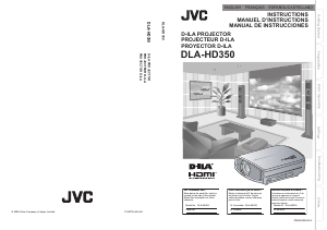 Manual de uso JVC DLA-HD350 Proyector