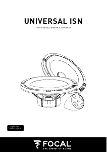 Handleiding Focal Universal ISN 100 Autoluidspreker