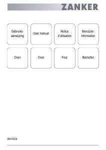 Bedienungsanleitung Zanker ZKH7629X Herd