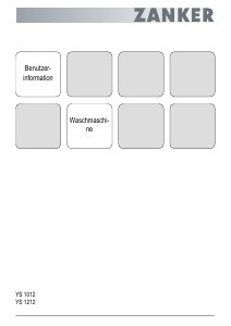 Bedienungsanleitung Zanker YS1012 Waschmaschine