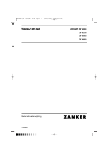 Handleiding Zanker CF4650 Wasmachine