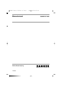 Handleiding Zanker SF5600 Wasmachine