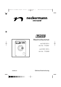 Bedienungsanleitung Lloyds 831 Waschmaschine