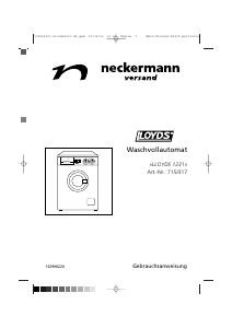 Bedienungsanleitung Lloyds 1231 Waschmaschine