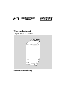 Bedienungsanleitung Lloyds 3200 T Waschmaschine