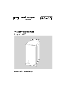 Bedienungsanleitung Lloyds 1000 T Waschmaschine