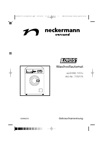 Bedienungsanleitung Lloyds 1151 Waschmaschine