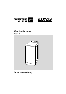 Bedienungsanleitung Lloyds 1002 T Waschmaschine